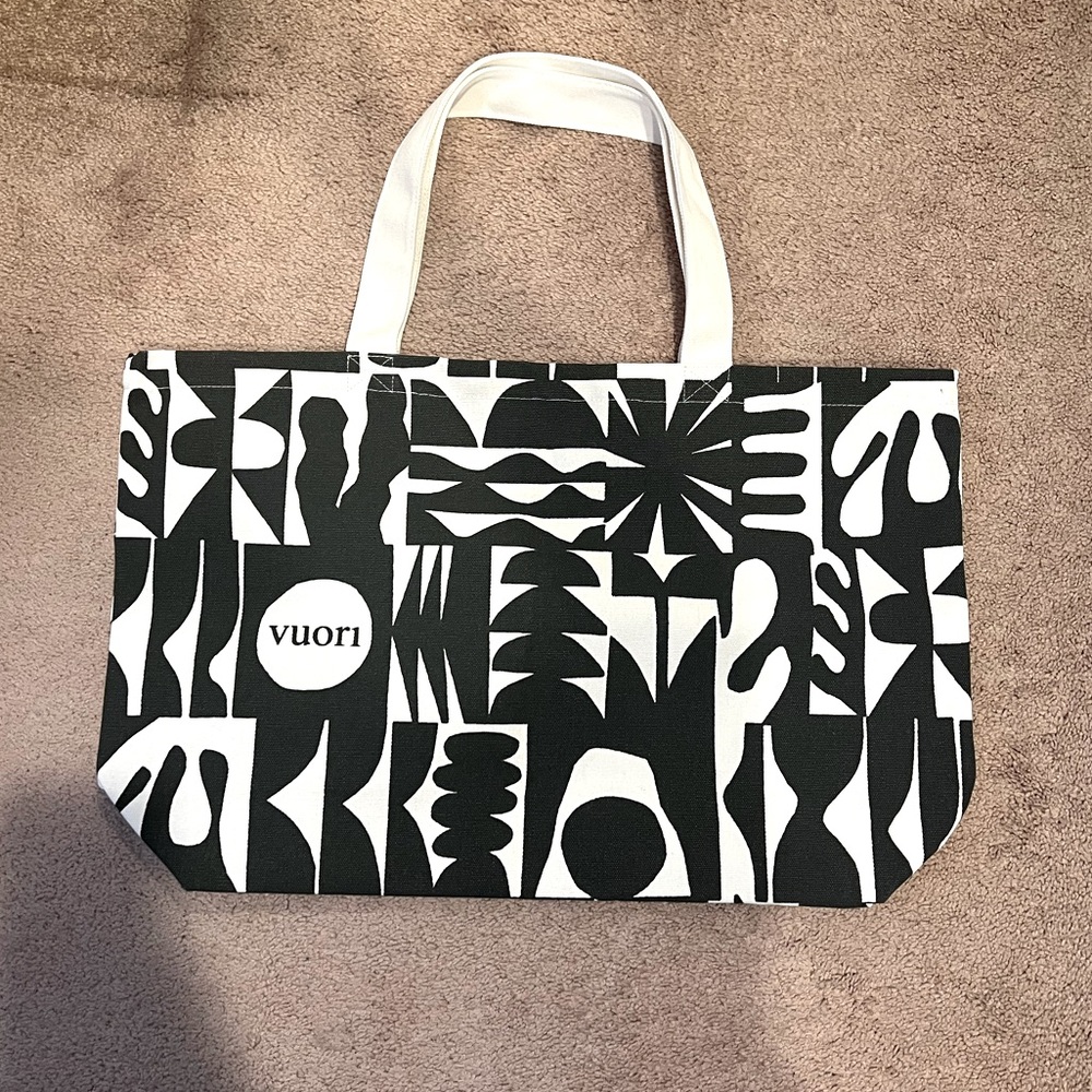 Nwot Vuori Large Canvas Tote Bag